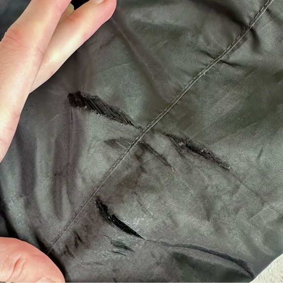 Vintage Express Unisex Black Nylon Utility Jacket / Windbreaker / Raincoat - S - Picture 8 of 8